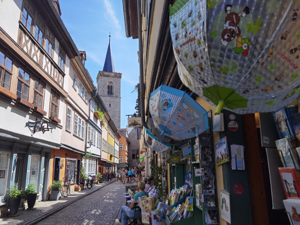 Die herausragendeste der Erfurt Sehenswürdigkeiten ist die Krämerbrücke